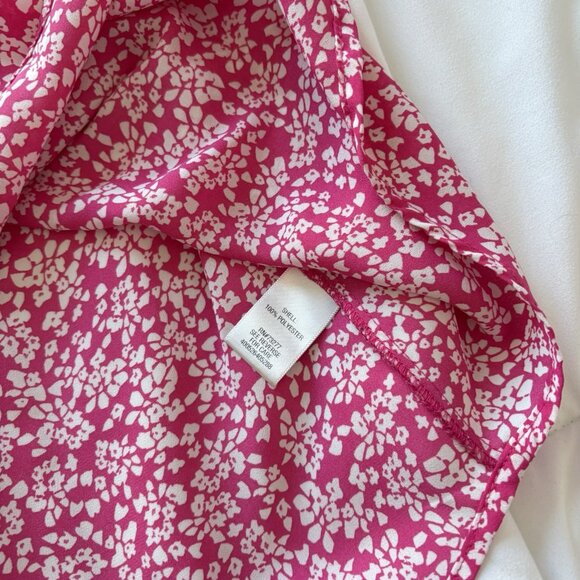 Vintage 90s Candies Sleeveless Tank Top Womens Size Small Pink White Floral Y2K - Picture 7 of 9